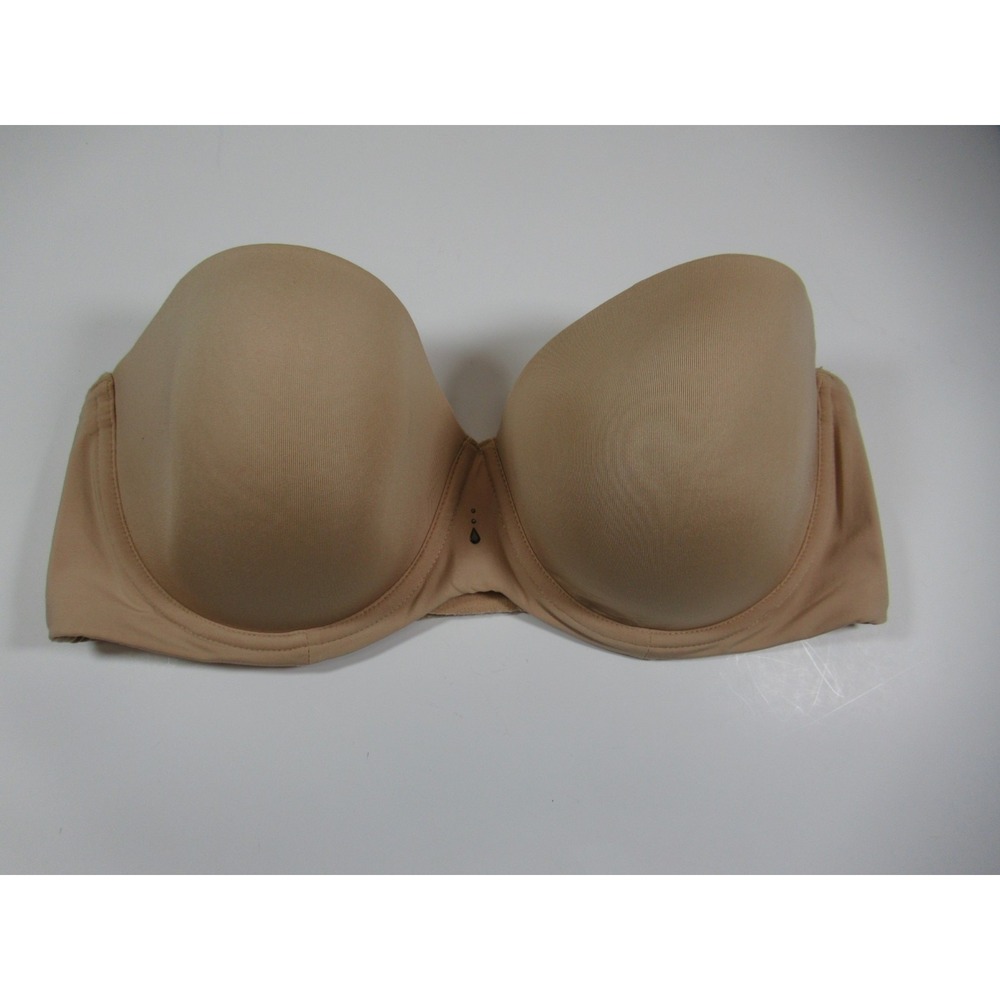 Soma Allura Strapless Bra 38DD Beige Underwire